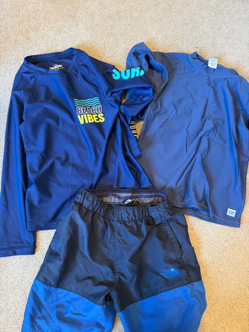 The North Face Kids Blue Swim Set - Navy & Royal Blue